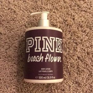 PINK lotion, beach flower scent